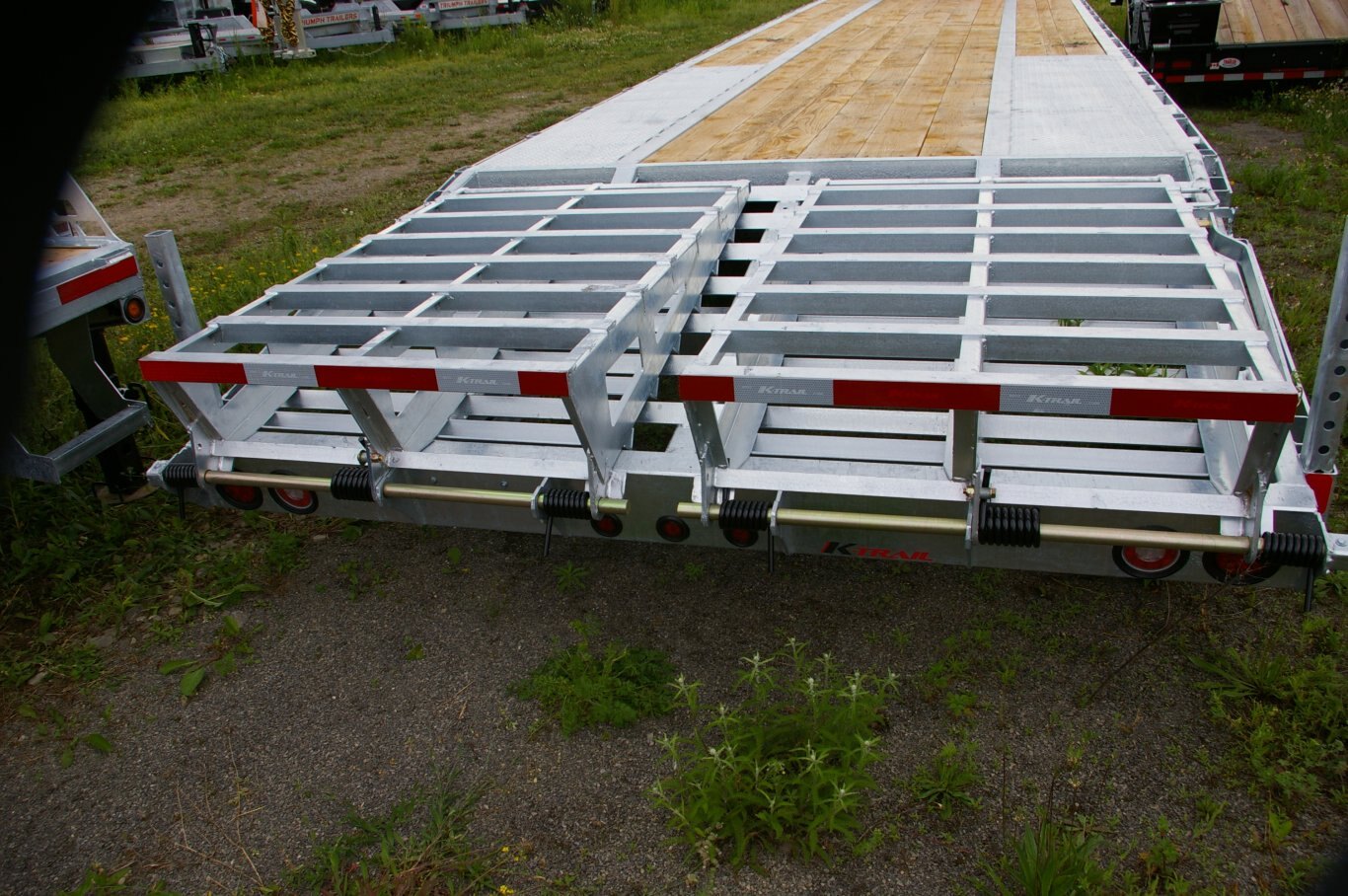 2024 102X305 DECKOVER TRAILER, TANDEM AXLE, GALVANIZED, GALVANIZED, SILVER, 35250GVWR 