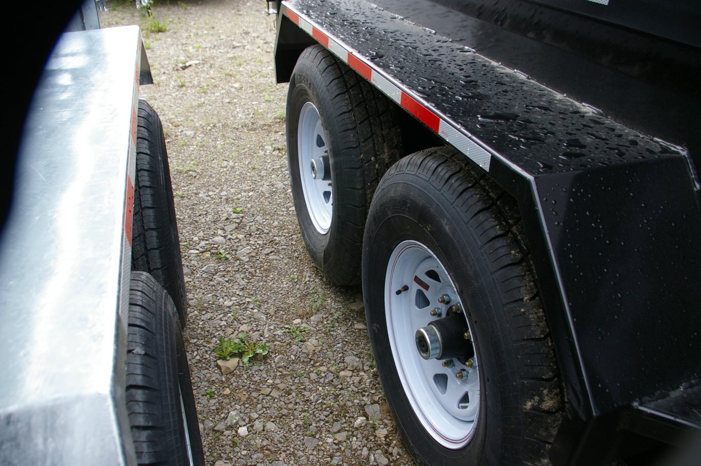 2024 6.5X14 DUMP TRAILER, TANDEM AXLE, STEEL, BLACK, 15652GVWR 