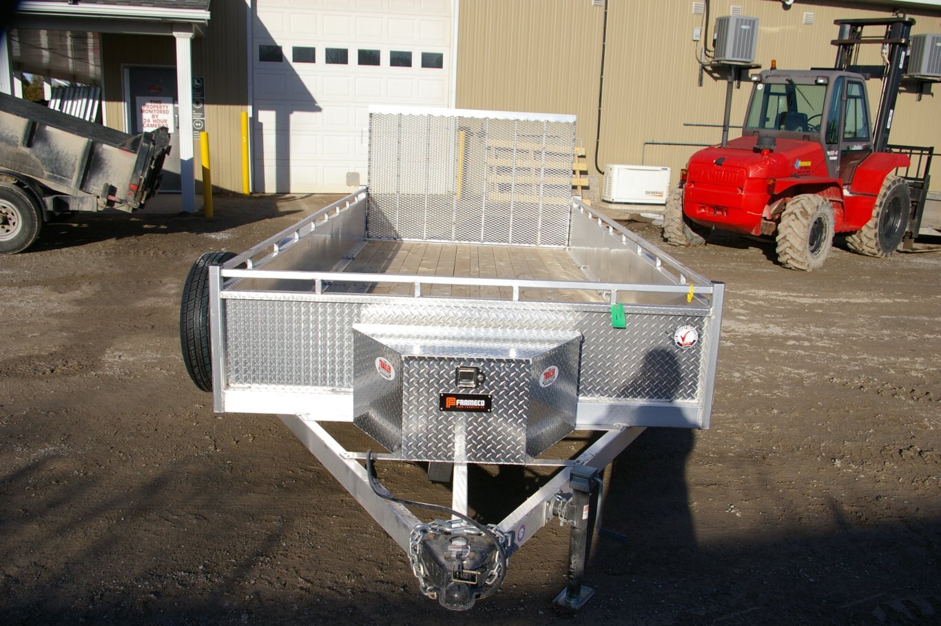 2025 80X18 UTILITY TRAILER, TANDEM AXLE, ALUMINUM, ALUMINUM, SILVER, 7010GVWR