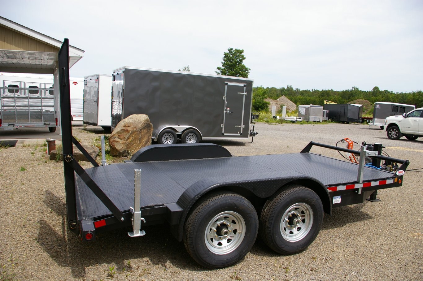 2025 7X14 EQUIPMENT TRAILER, TANDEM AXLE, 4, STEEL, 15119GVWR 