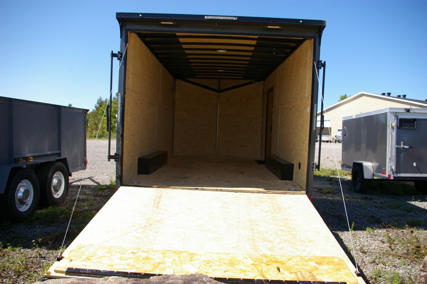 2022 USED 8.5X16 CARGO TRAILER, TANDEM AXLE, 