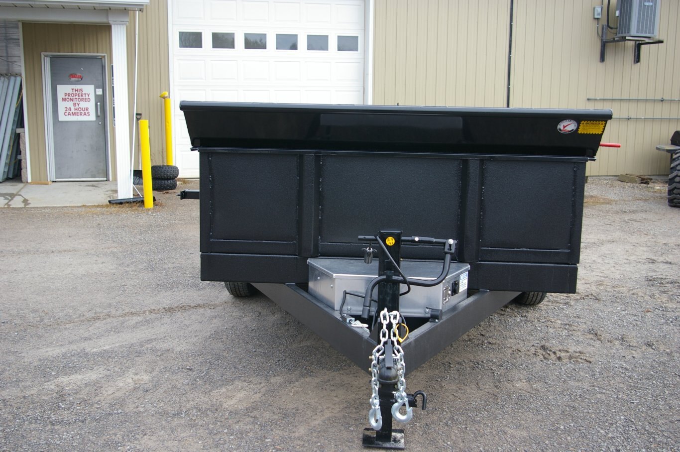 2025 83X14 DUMP TRAILER, TANDEM AXLE, BLACK, 15119GVWR 