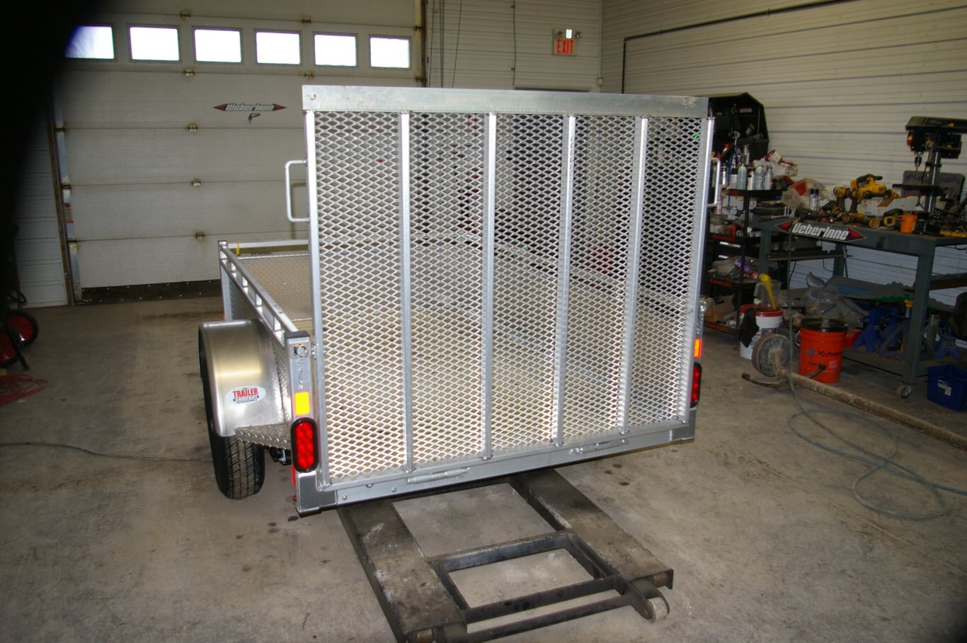 2025 5X8 UTILITY TRAILER, SINGLE AXLE, ALUMINUM, ALUMINUM, SILVER, 2996GVWR