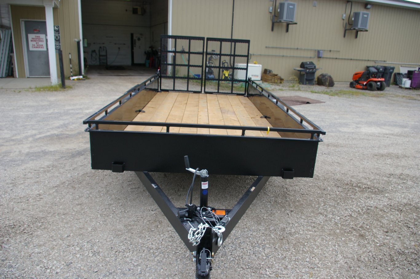 2025 7X16 UTILITY TRAILER, TANDEM AXLE, BLACK, SILVER, 7000GVWR 