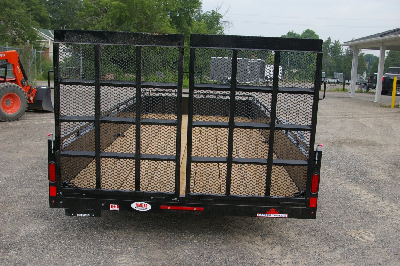 2025 7X16 UTILITY TRAILER, TANDEM AXLE, BLACK, SILVER, 7000GVWR 