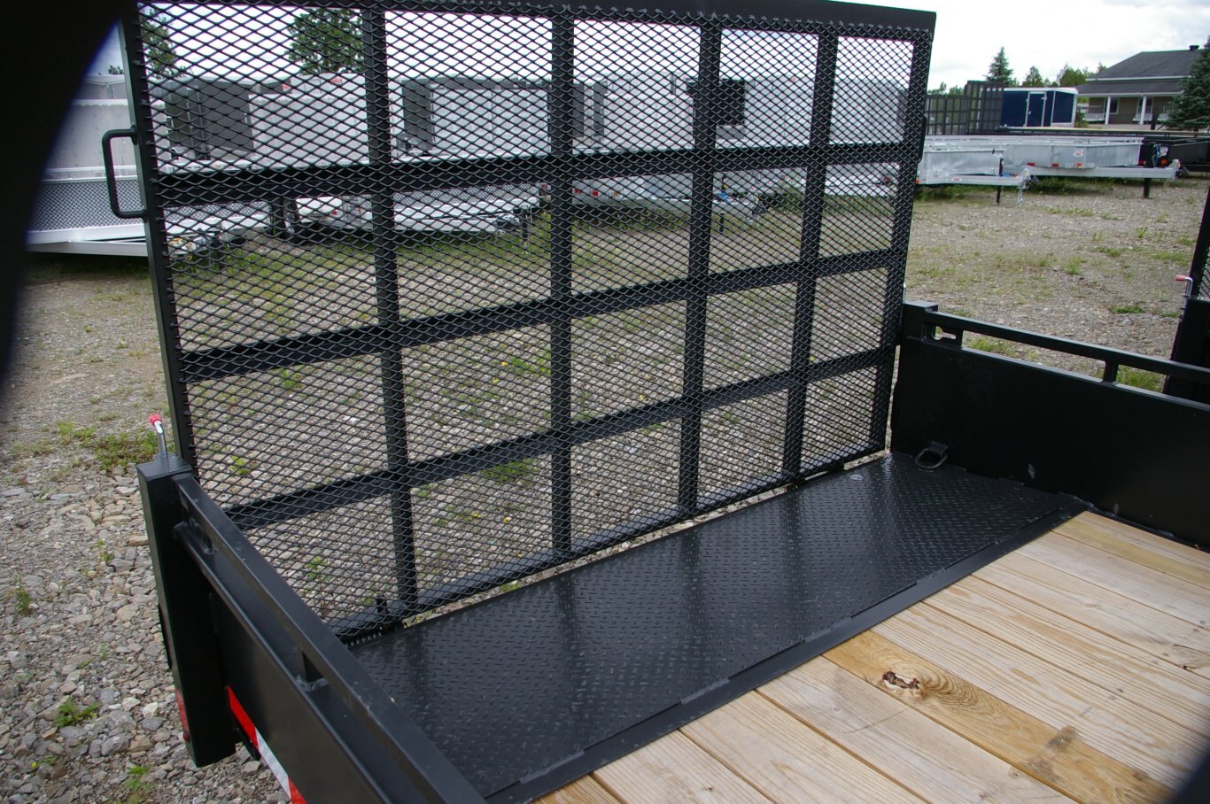 2025 7X14 UTILITY TRAILER, SINGLE AXLE, STEEL, BLACK, 5000GVWR 