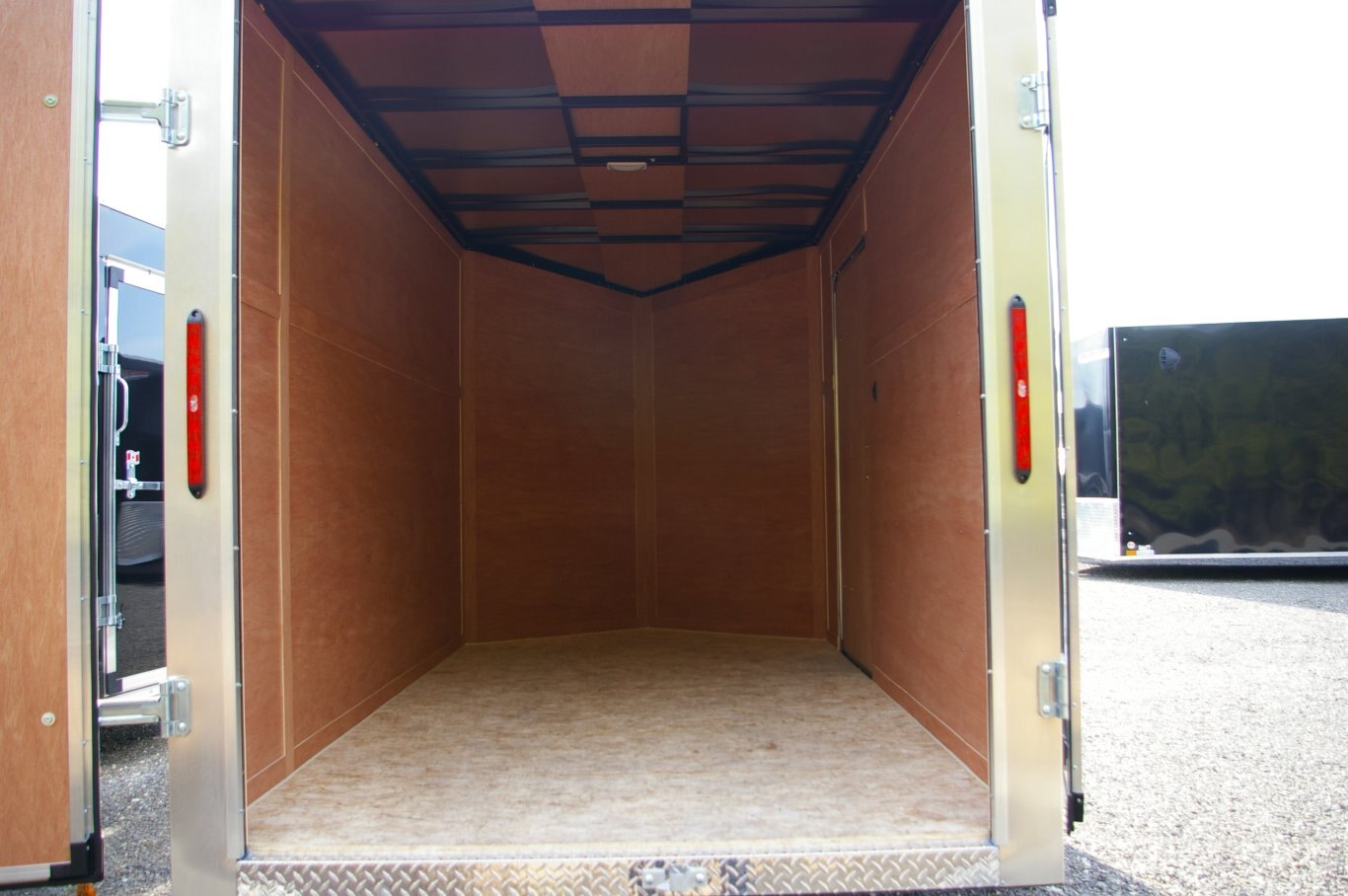 2025 6X12 CARGO TRAILER, SINGLE AXLE, BARN DOORS, 78, BARN DOORS, STEEL, BLACK, 3000GVWR 