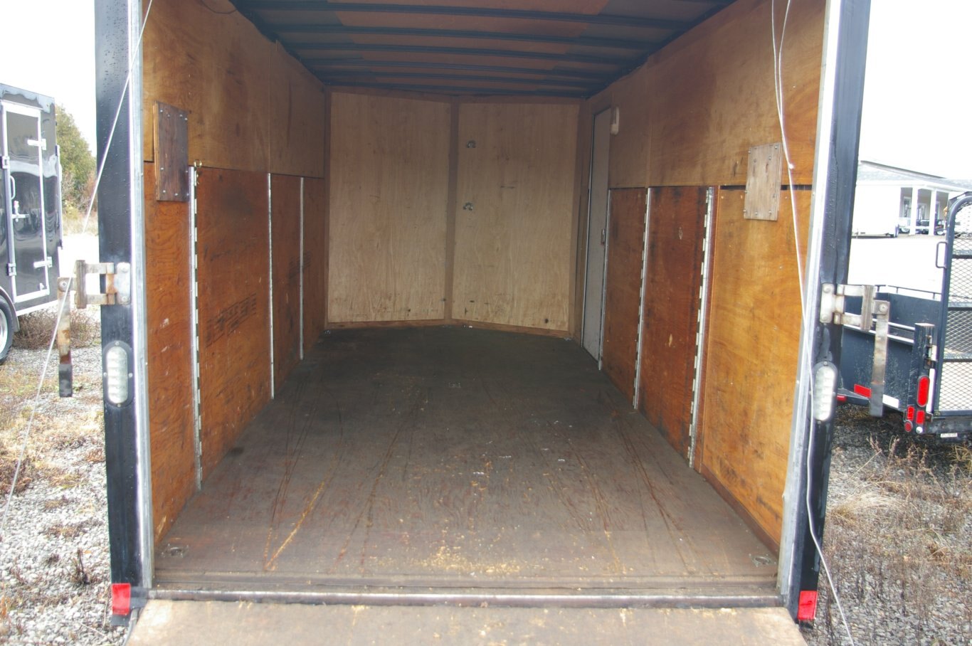 2017 USED 7X16 CARGO TRAILER, TANDEM AXLE, 