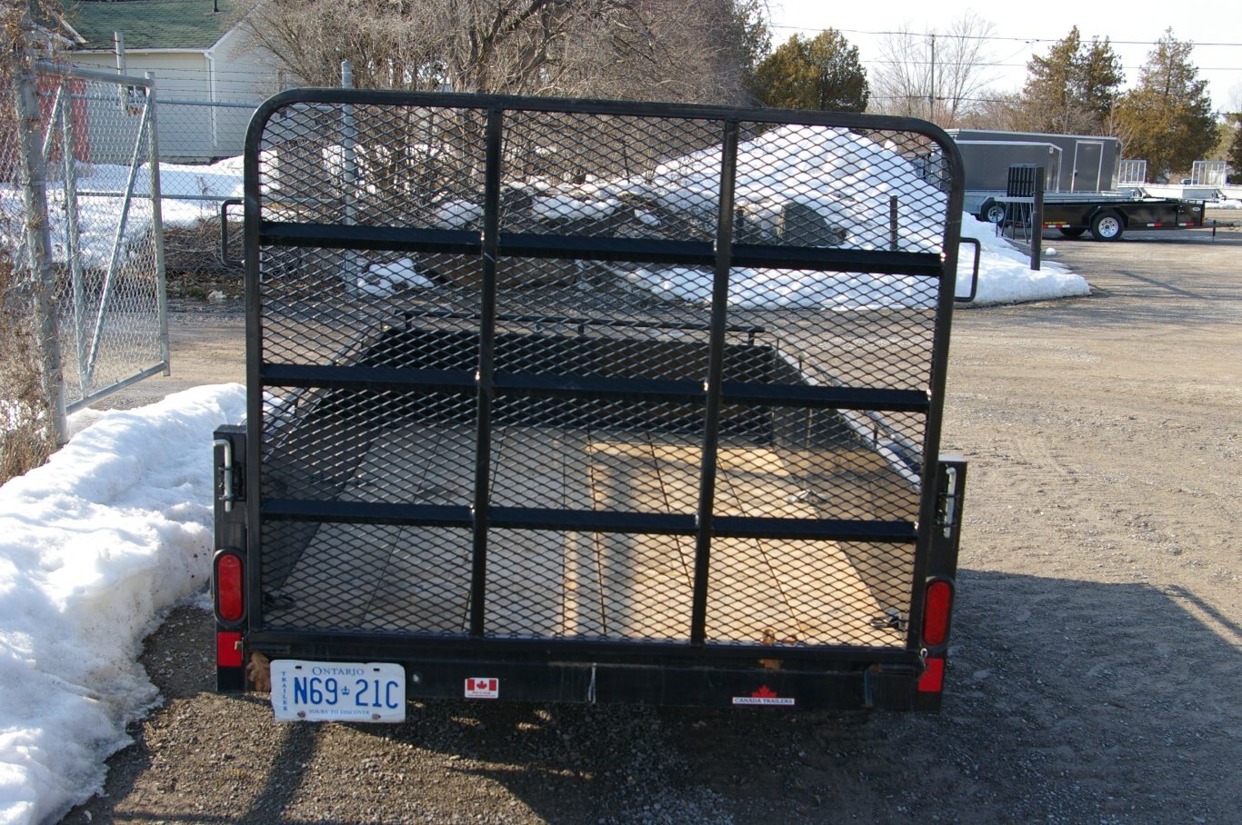 2025 5X8 UTILITY TRAILER, SINGLE AXLE, STEEL, BLACK, 2990GVWR