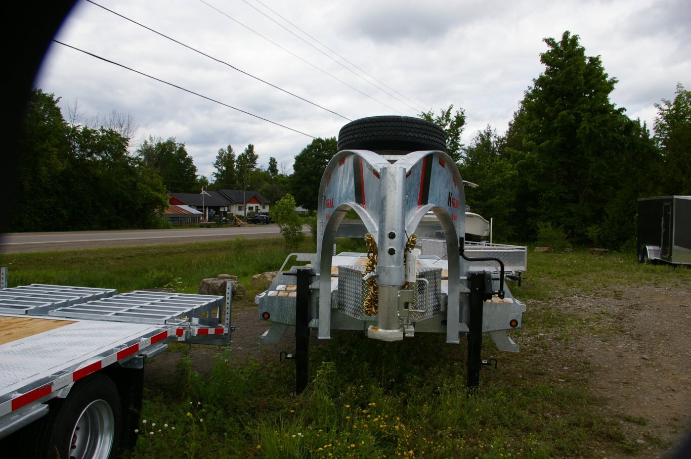 2025 102X205 DECKOVER TRAILER, TANDEM AXLE, GLAVANIZED, GALVANIZED, 35825GVWR 