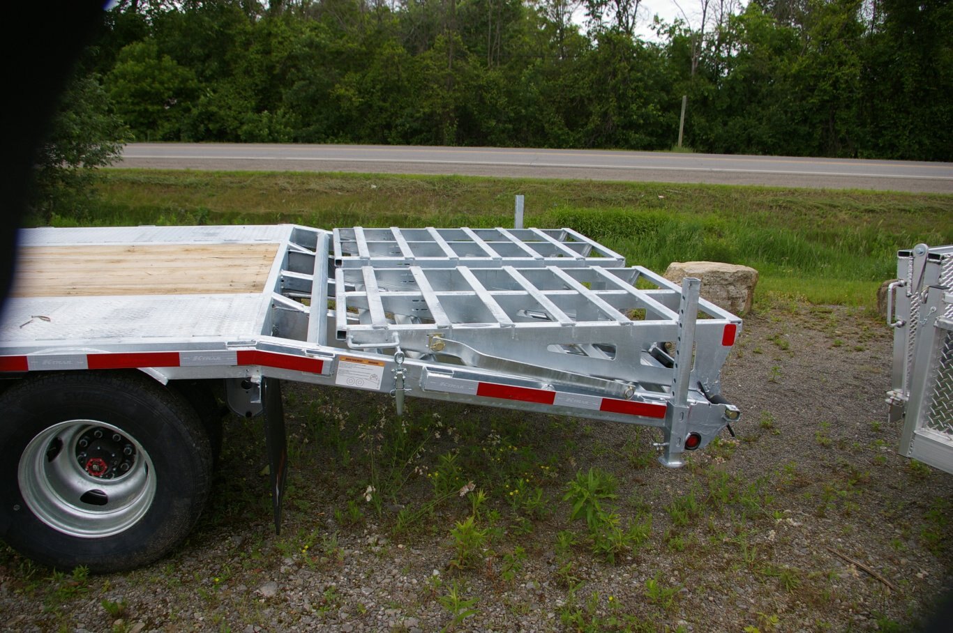 2025 102X205 DECKOVER TRAILER, TANDEM AXLE, GLAVANIZED, GALVANIZED, 35825GVWR 