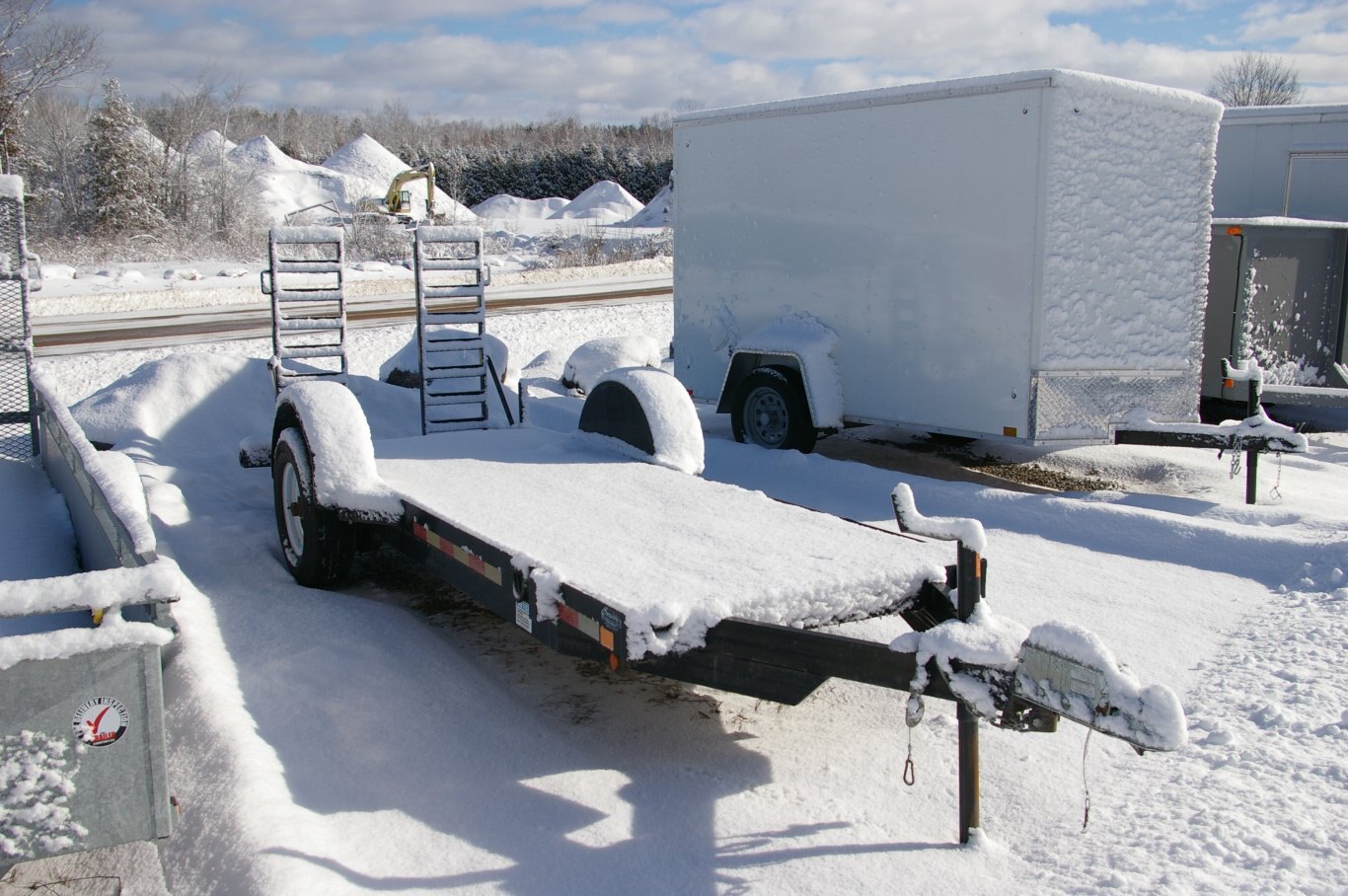 2017 USED EQUIPMENT TRAILER, SINGLE AXLE, 2, 2 5/16, Equipment Trailer, Black, 