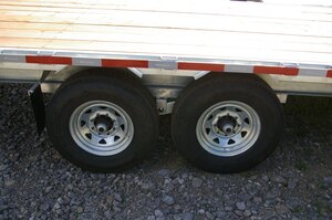 2026 20X14 DECKOVER TRAILER, TANDEM AXLE, GLAVANIZED, GALVANIZED, SILVER, 14000GVWR 