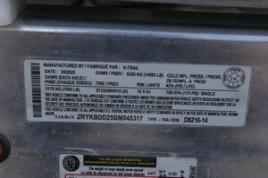 2026 82X16 DUMP TRAILER, TANDEM AXLE, GALVANIZED, GALVANIZED, SILVER, 14000GVWR 