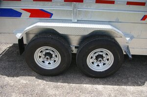 2026 82X16 DUMP TRAILER, TANDEM AXLE, GALVANIZED, GALVANIZED, SILVER, 14000GVWR 