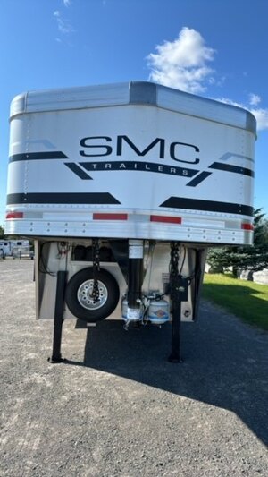 2026 4 HORSE SLANT GN W/ 15 FT LQ, ALUMINUM, WHITE, 15000GVWR 