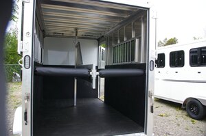 2026 AMBASSADOR STRAIGHT LOAD, 90, REAR RAMP, ALUMINUM, WHITE, 7000GVWR 