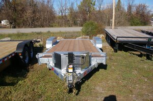 2026 80X20 TILT & LOAD TRAILER, TANDEM AXLE, GALVANIZED, GALVANIZED, SILVER, 14000GVWR 