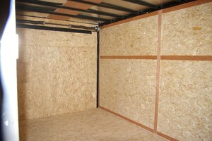 2026 7X14 CARGO TRAILER, TANDEM AXLE, REAR RAMP, 84, REAR RAMP, STEEL, WHITE, 10141GVWR 