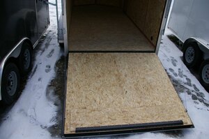2026 7X14 CARGO TRAILER, TANDEM AXLE, REAR RAMP, 84, REAR RAMP, STEEL, BLACK, 10141GVWR 