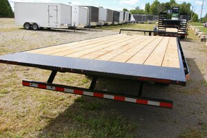 2026 8X24 TILT & LOAD TRAILER, TANDEM AXLE, STEEL, BLACK, 17280GVWR 