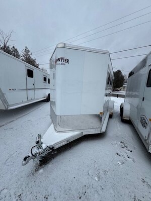 2026 STRIDER SERIES COMBO/SLANT 3 HORSE TRAILER, 90, WHITE, 7000GVWR 