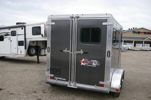 2026 STRIDER SERIES LITE/SLANT 2 HORSE, 84, STEP UP, ALUMINUM, CHARCOAL, 7000GVWR 