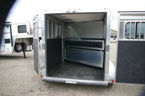 2026 STRIDER SERIES LITE/SLANT 2 HORSE, 84, STEP UP, ALUMINUM, CHARCOAL, 7000GVWR 