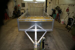 2026 5X10 UILITY TRAILER, SINGLE AXLE, ALUMINUM, ALUMINUM, SILVER, 2990GVWR 