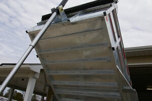 2026 82X14 DUMP TRAILER, TANDEM AXLE, GALVANIZED, GALVANIZED, SILVER, 14000GVWR 
