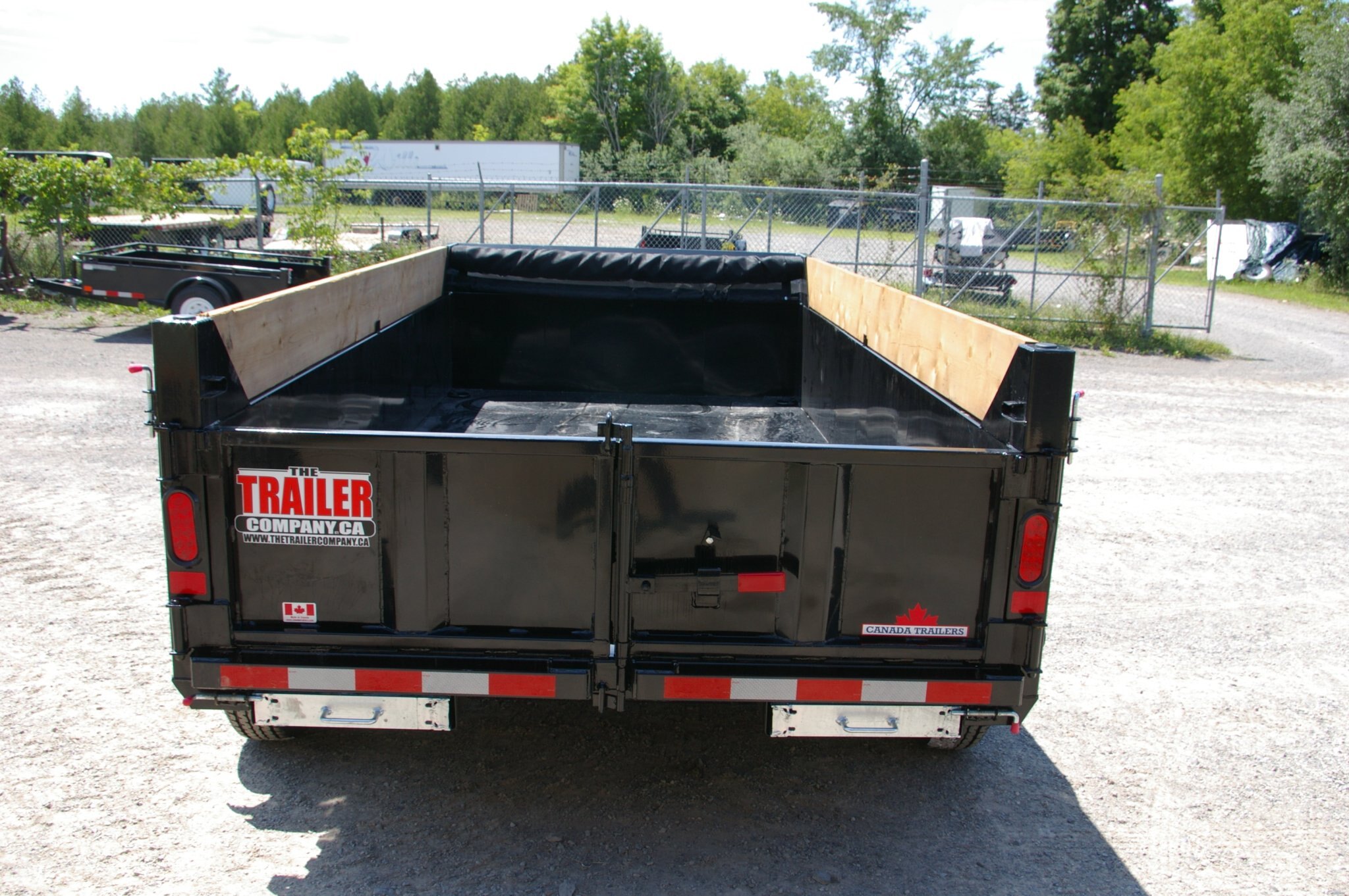 2026 6X12 DUMP TRAILER, TANDEM AXLE, STEEL, BLACK, 9900GVWR 
