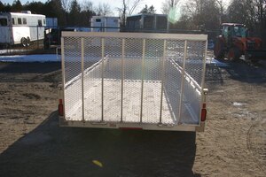 2026 80X16 UTLILTIY TRAILER, TANDEM AXLE, ALUMINUM, ALUMINUM, SILVER, 7010GVWR 