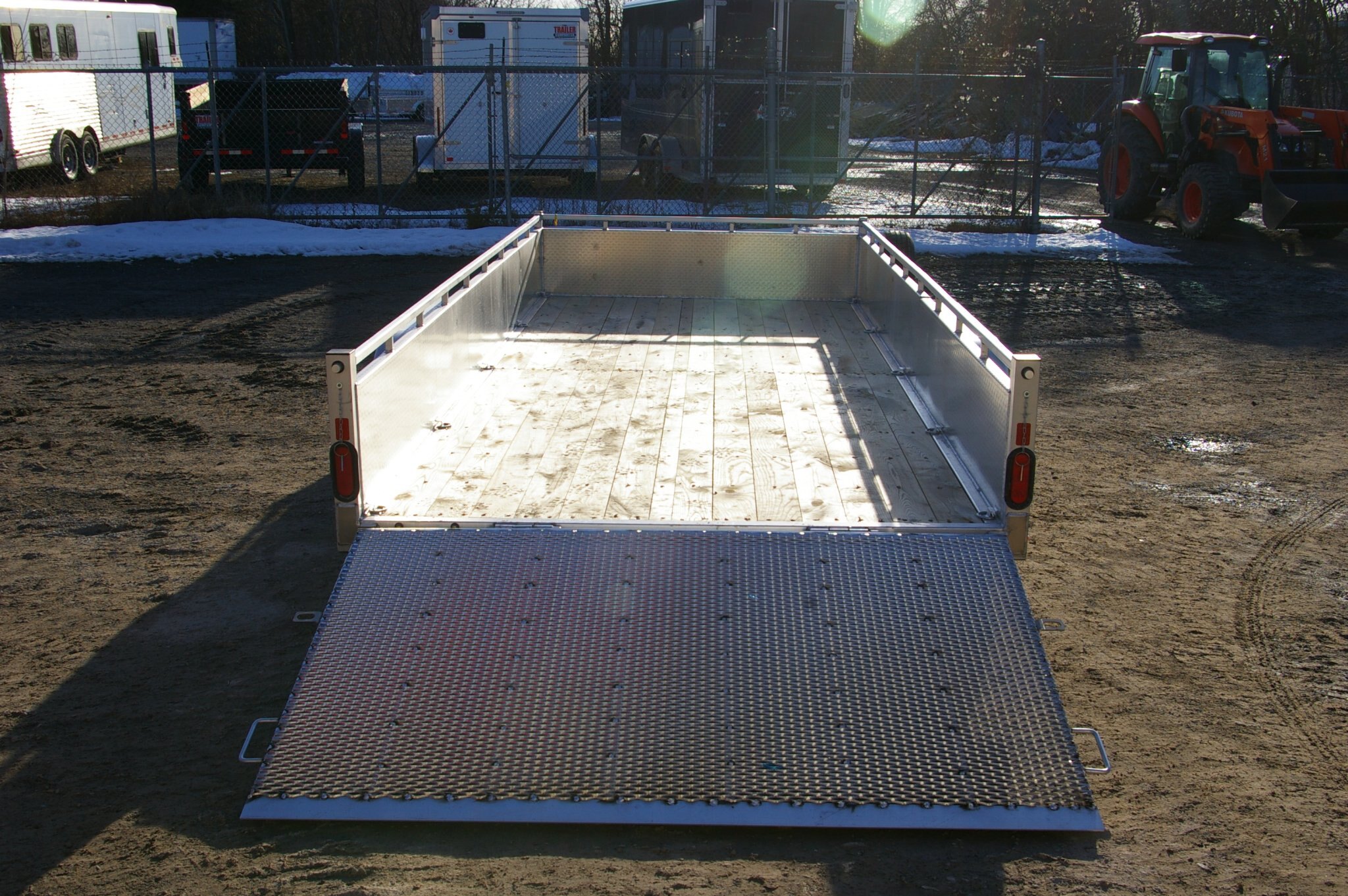 2026 80X16 UTLILTIY TRAILER, TANDEM AXLE, ALUMINUM, ALUMINUM, SILVER, 7010GVWR 