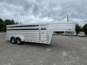 2026 7X20 LIVESTOCK TRAILER, TANDEM AXLE, 78, ALUMINUM, 16700GVWR 