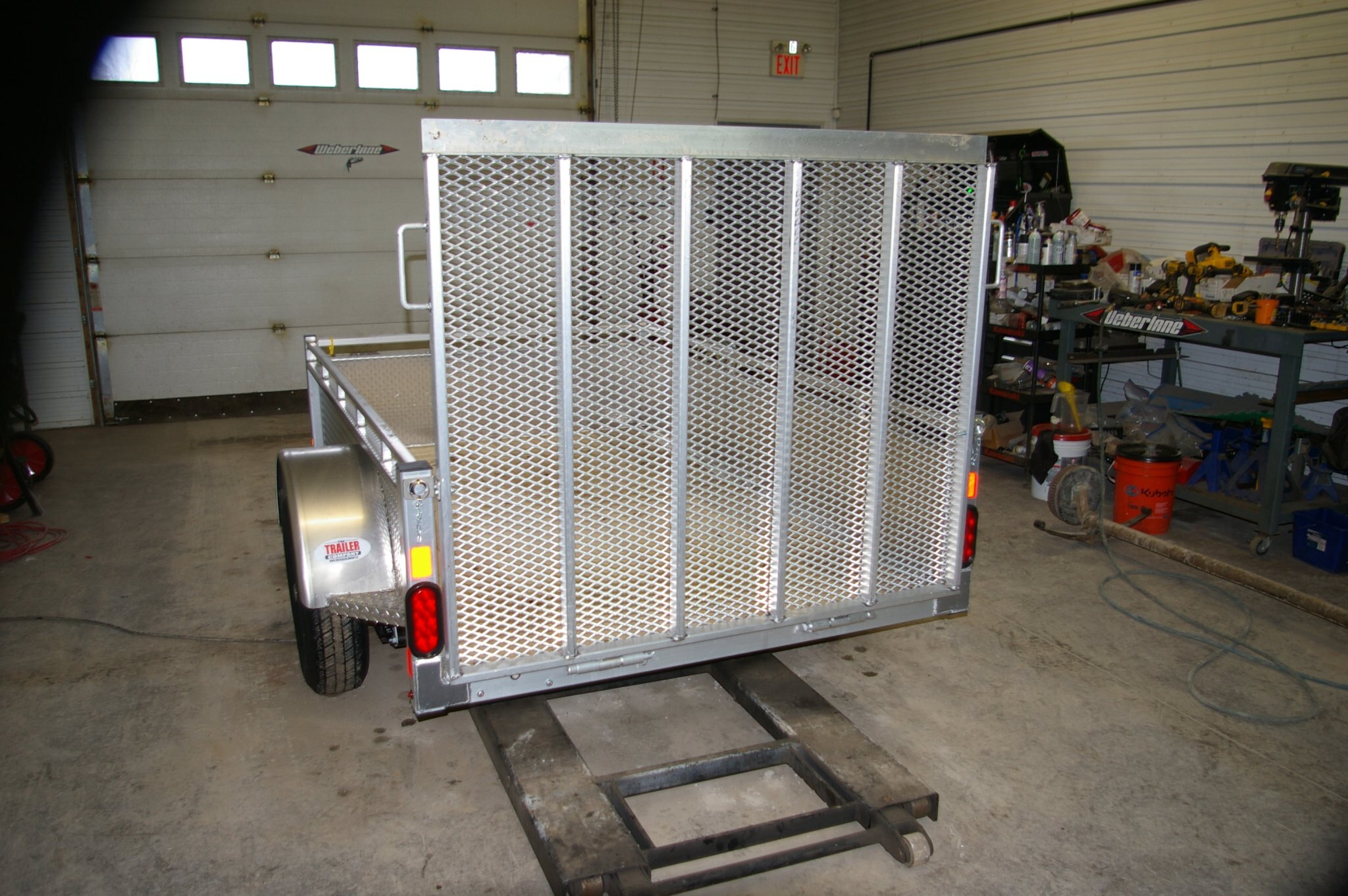 2027 5X8 UTILITY T RTAILELR, SINGLE AXLE, ALUMINUM, ALUMINUM, SILVER, 2996GVWR 