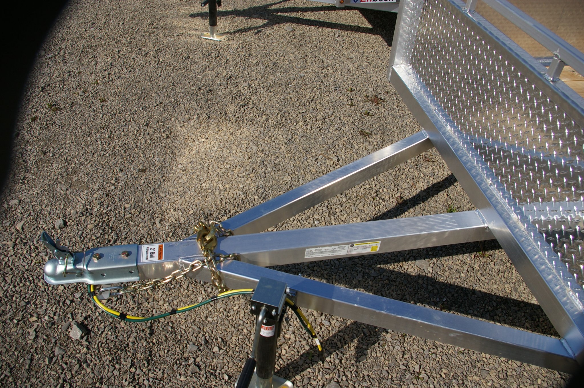 2027 6X12 UTILITY TRAILER, SINGLE AXLE, ALUMINUM, ALUMINUM, SILVER, 2996GVWR 