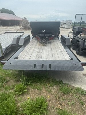 2026 7X20 TILT & LOAD TRAILER, TANDEM AXLE, STEEL, BLACK, 15400GVWR 
