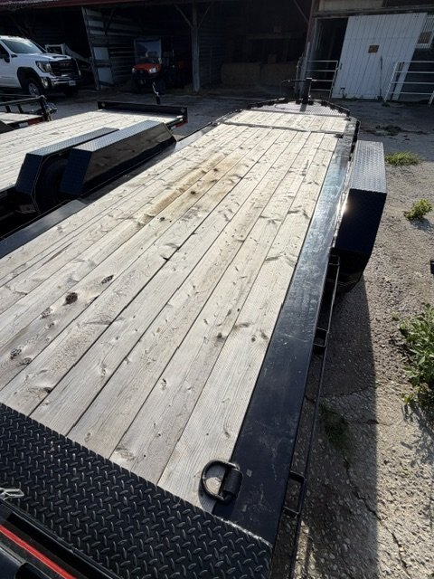 2026 7X20 TILT & LOAD TRAILER, TANDEM AXLE, STEEL, BLACK, 15400GVWR 
