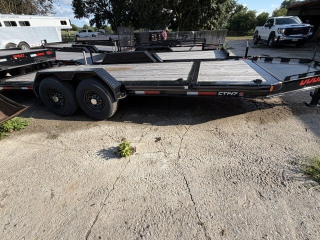 2026 7X20 TILT & LOAD TRAILER, TANDEM AXLE, STEEL, BLACK, 15400GVWR 