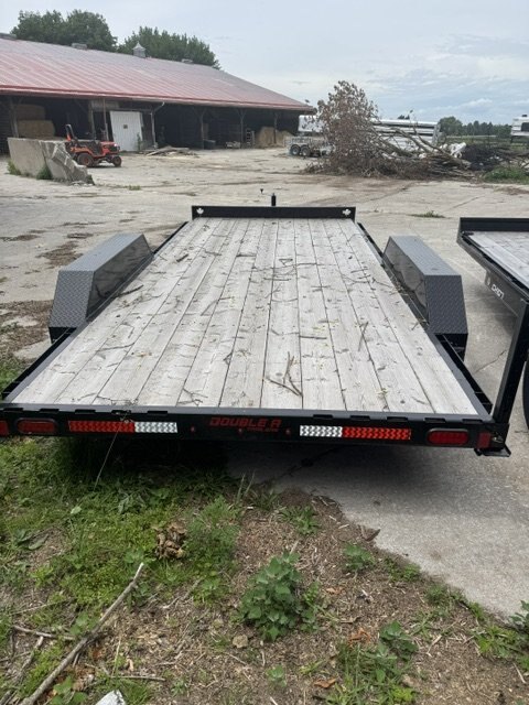 2026 7X20 EQUIPMENT TRAILER, TANDEM AXLE, STEEL, BLACK, 10000GVWR 