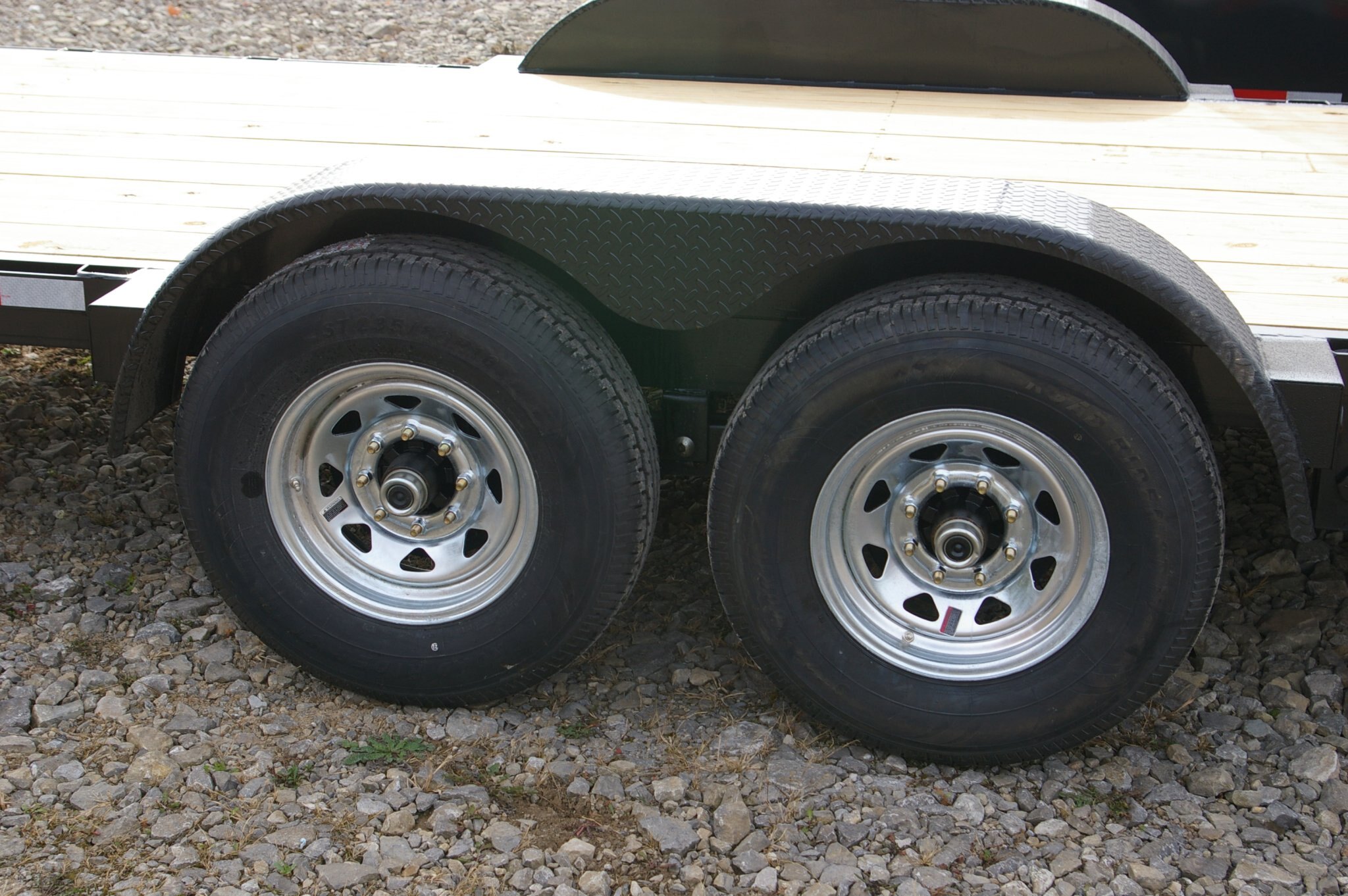 2027 7X22 TILT & LOAD TRAILER, TANDEM AXLE, STEEL, BLACK, 15119GVWR