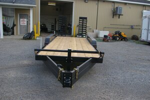 2027 7X22 EQUIPMENT TRAILER, TRI AXLE, GALVANIZED, GALVANIZED, SILVER, 22679GVWR 