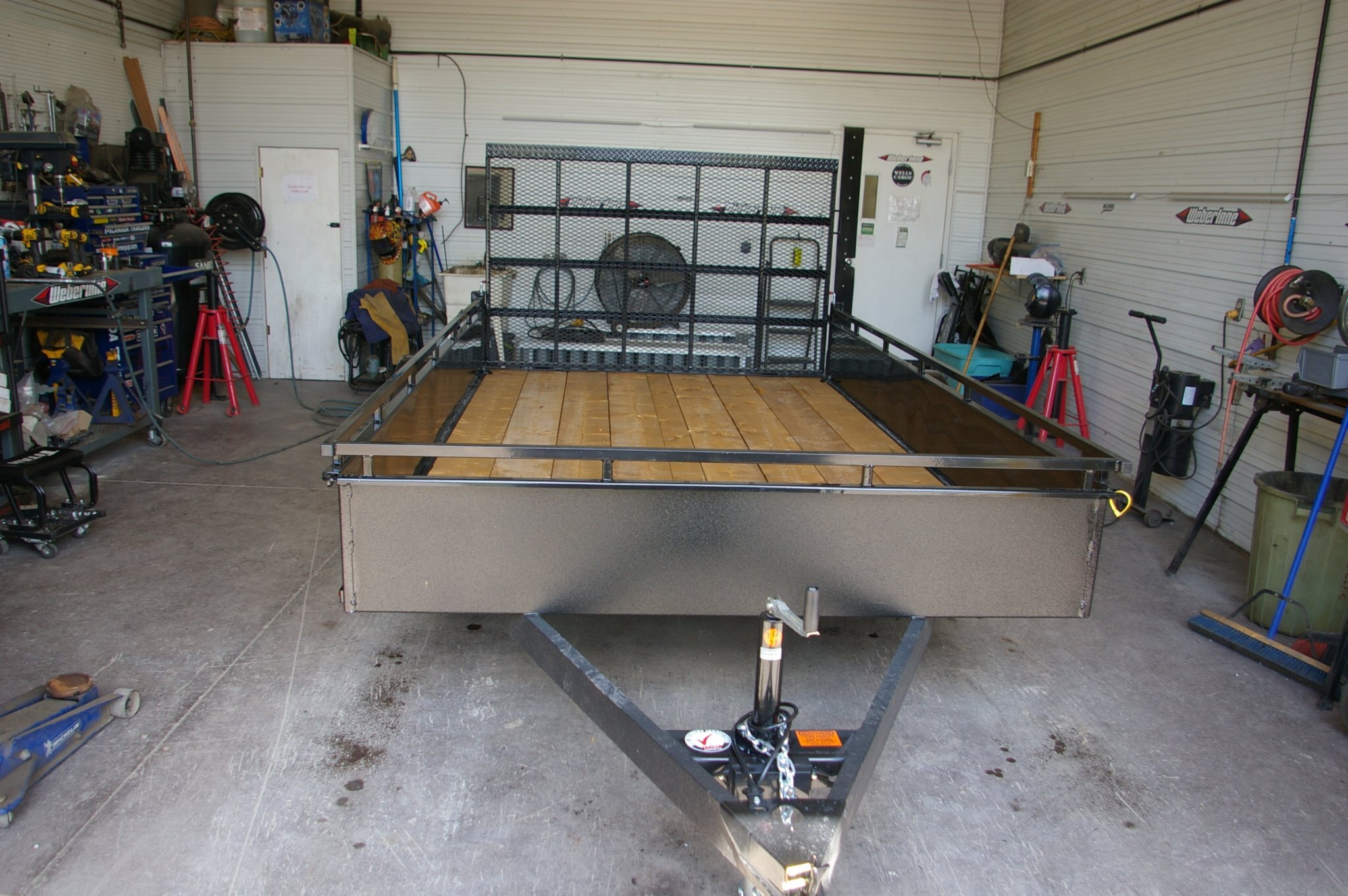 2027 7X12 UTILITY TRAILER, SINGLE AXLE, STEEL, BLACK, 5200GVWR