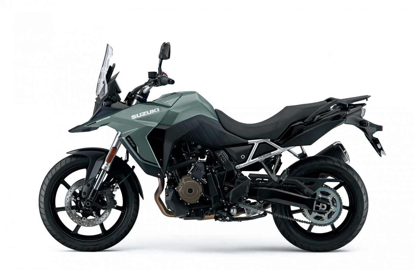 2024 Suzuki V STROM 800 Metallic Matte Steel Green