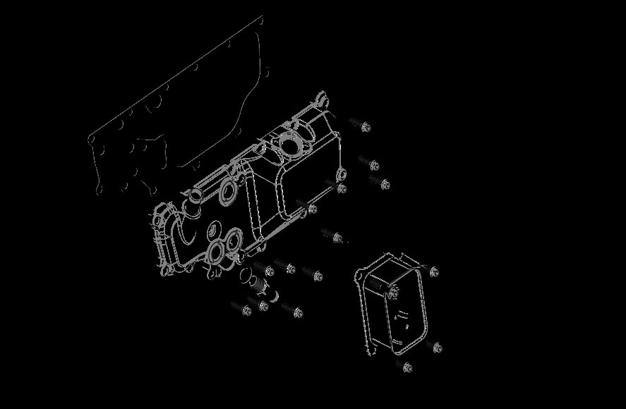 Lower crankcase cover sub assembly