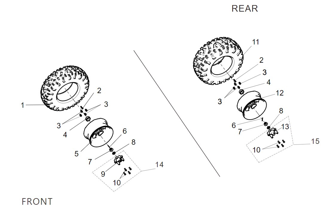 WHEEL COMBINATION (EU 29 INCH ORDINARY)