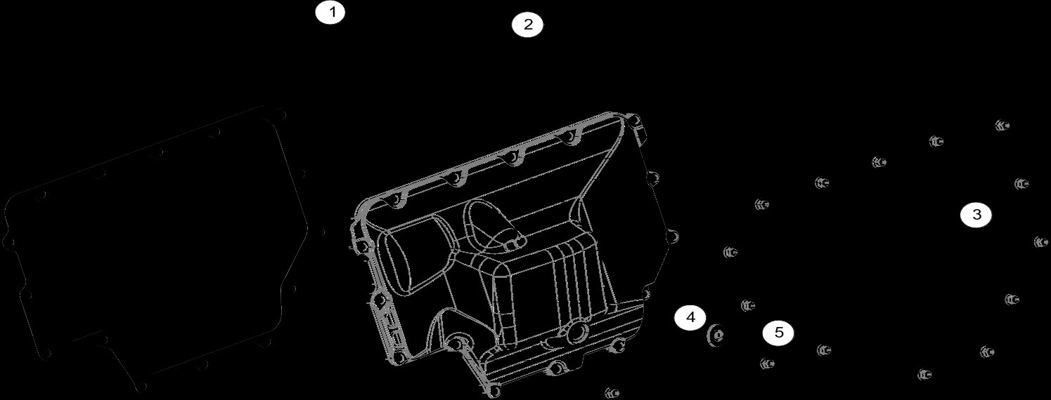 Oil pan sub assembly