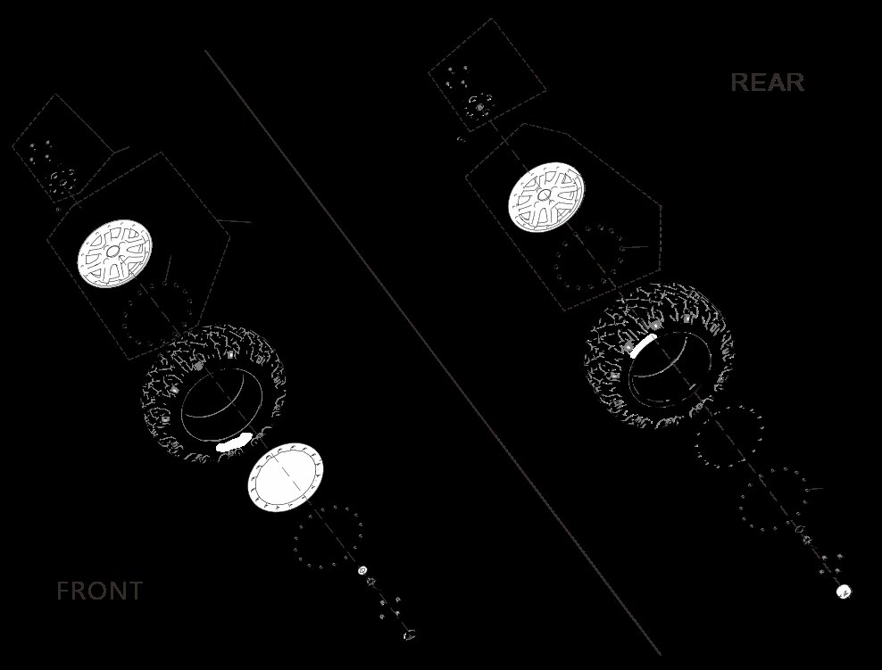 Beadlock Ring with aluminum rim US standard