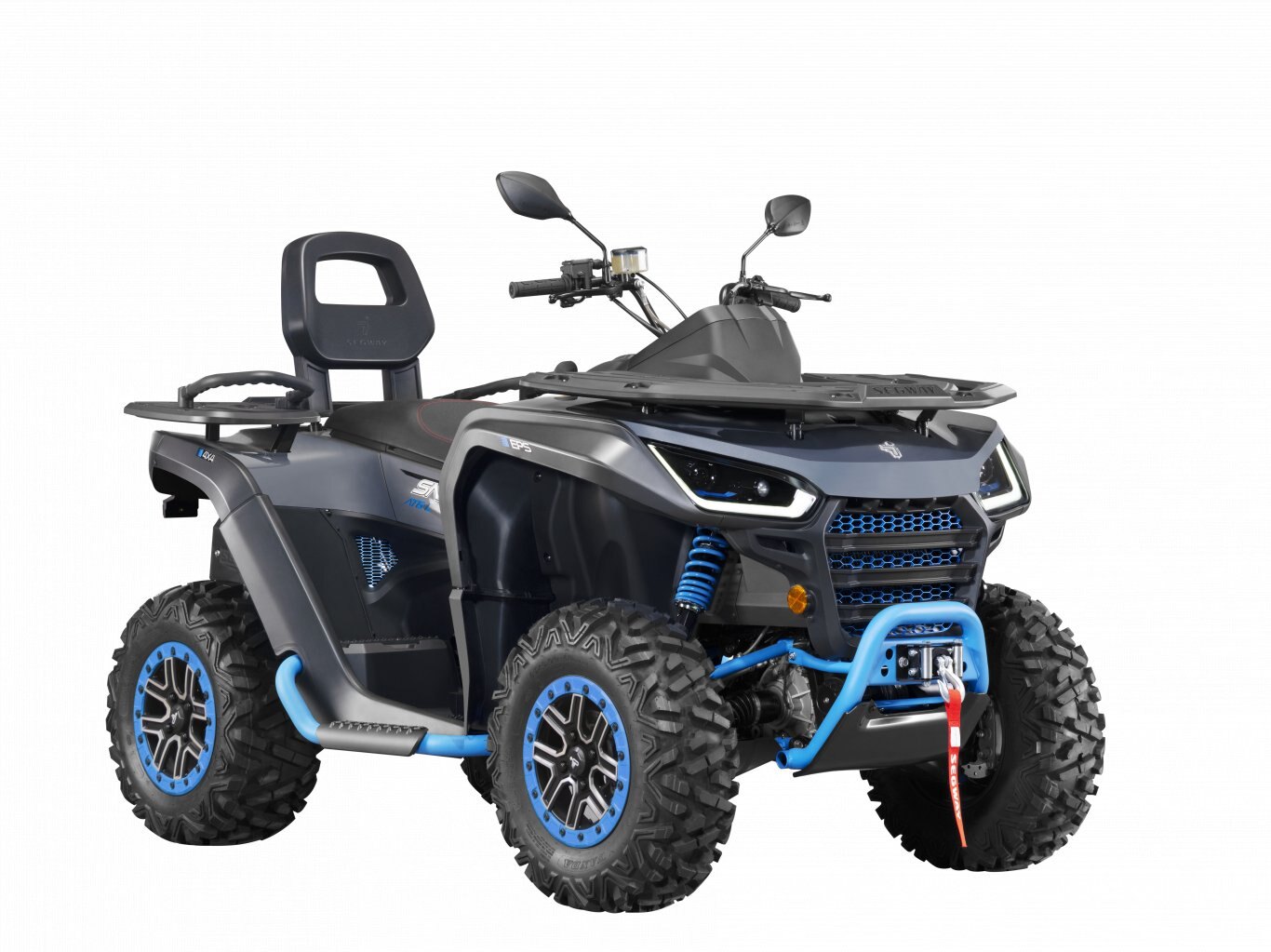 2022 Segway Snarler AT6L X 2 Seat (Loaded) Innovative Grey Smart Blue