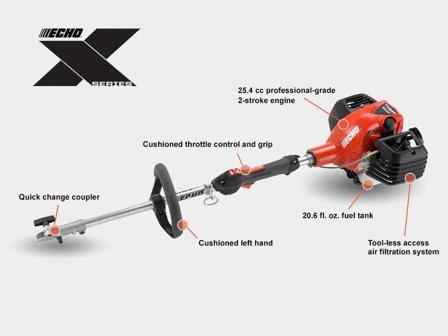 ECHO PAS 2620 SRM PRO ATTACHMENT SERIES